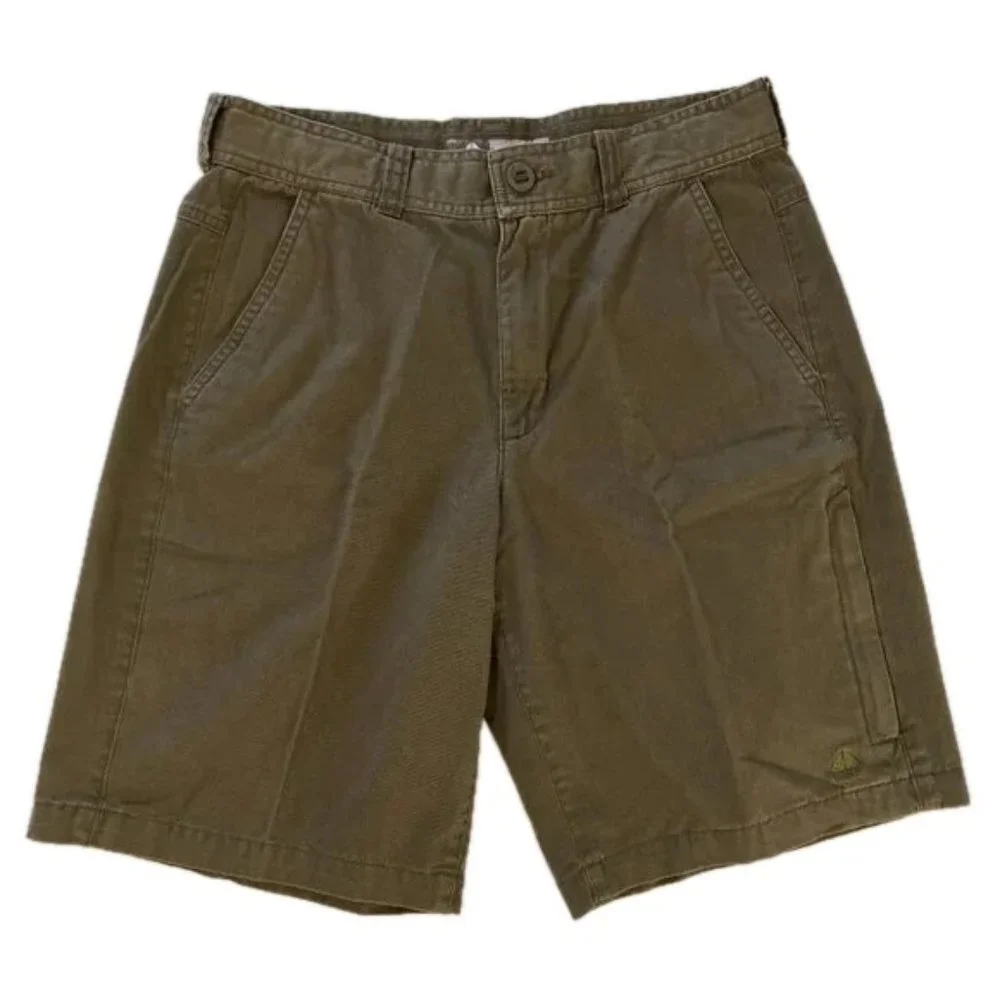 Nike ACG All Conditions Gear Cotton Cargo Shorts Army Green Size 30